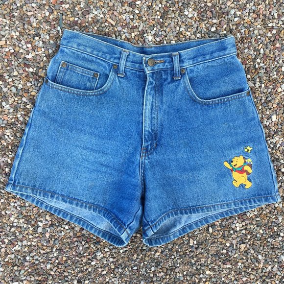 Disney Pants - Winnie The Pooh Jeans Shorts Size 11 Disney Blue Denim Medium Wash Juniors Rare